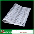 servicio de impresión de transferencia de calor etiqueta personalizada de etiqueta de China